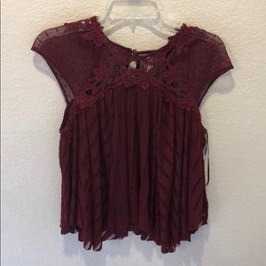 Free People XS Sheer Top